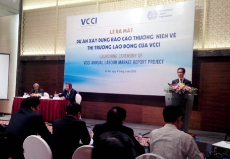 VCCI - ILO: Xây dựng Báo cáo thị trường lao động năm 2015