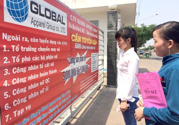 Bình Dương: Doanh nghiệp cạnh tranh tuyển lao động - 1 Bình Dương: Doanh nghiệp cạnh tranh tuyển lao động