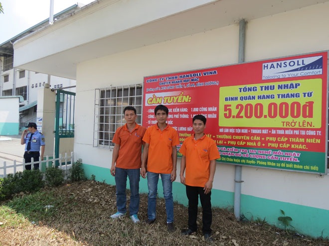 Mất việc oan uổng vì công ty “thay đổi cơ cấu” - 1 3 nhân viên Cty Hansoll Vina bị công ty cấm cửa rồi chấm dứt HĐLĐ.