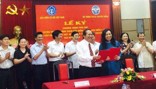 BHXH VN, Bộ Thông tin và Truyền thông phối hợp tuyên truyền chính sách bảo hiểm xã hội