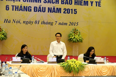 6 tháng cuối năm 2015: Phấn đấu thêm 3,2 triệu người tham gia BHYT - 1 Hội nghị trực tuyến thu hút sự quan tâm của nhiều bộ ngành
