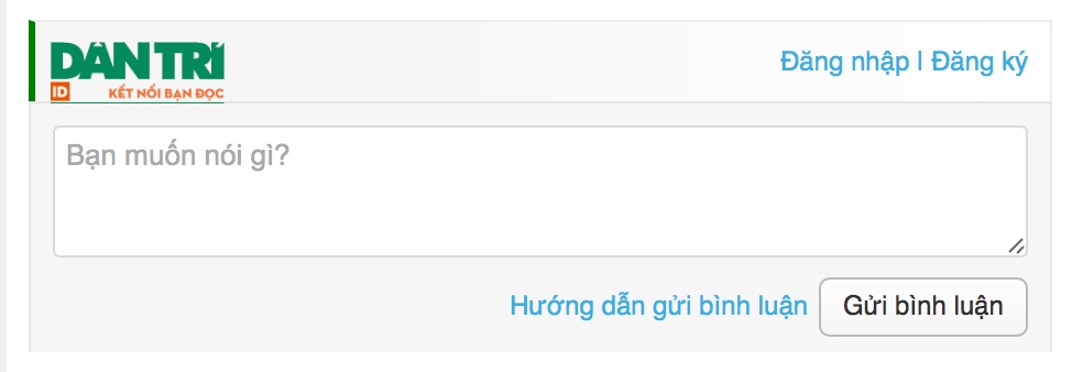 Hướng dẫn chi tiết cách thức tham gia bình luận trên Dân trí - 1 Normal