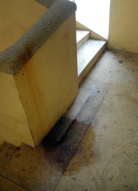 Chung cư mới biến dạng thành tập thể cũ - 5 Cầu thang cáu bẩn