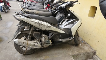 Từ vụ CSGT bị chém trọng thương: Lộ đường dây trộm cắp xe máy - 2 Tang vậy của đường dây trộm xe thu giữ ban đầu