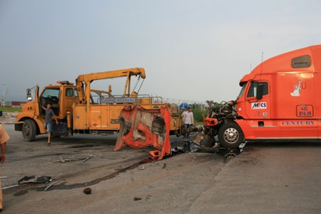 Hiện trường vụ tai nạn