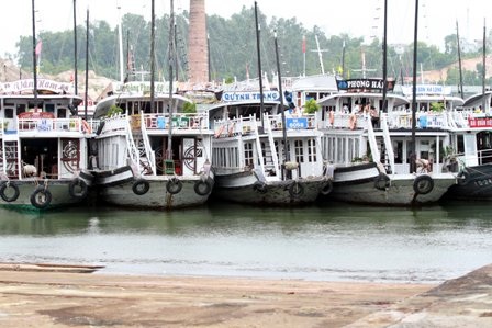 Hải Phòng, Quảng Ninh khẩn trương đối phó bão số 3 - 6 Tàu hàng đã được các cơ quan chức năng yêu cầu lai dắt về nơi tránh bão an toàn