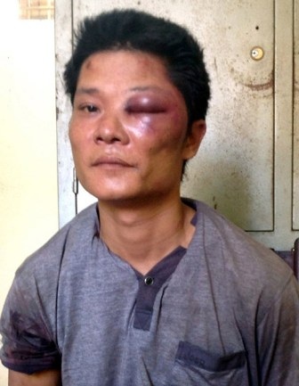 Đối tượng Tuân, người manh động vào trụ sở công an cướp hai khẩu súng 