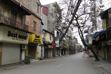 Hà Nội phố không người - 10 Phố Lương Văn Can.