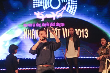 MC Thanh Vân và Mạnh Tùng.