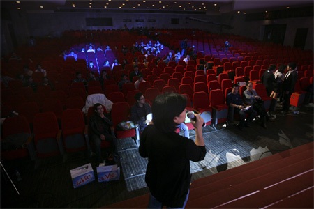 MC Thanh Vân và Mạnh Tùng.