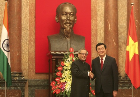 Hình ảnh Tổng thống Ấn Độ tại Hà Nội - 3 Chủ tịch nước Trương Tấn Sang và Tổng thống Ấn Độ