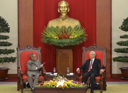 Hình ảnh Tổng thống Ấn Độ tại Hà Nội - 7 Vào lúc 16 giờ 30, Tổng thống Ấn Độ