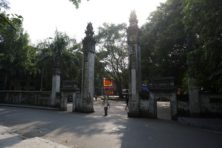 Những địa chỉ lịch sử trong cuộc kháng chiến chống thực dân Pháp ở Hà Nội - 12 Chùa Viên Minh nằm trong khuôn viên đền Hai Bà Trưng thuộc phường Đồng Nhân, quận Hai Bà Trưng.