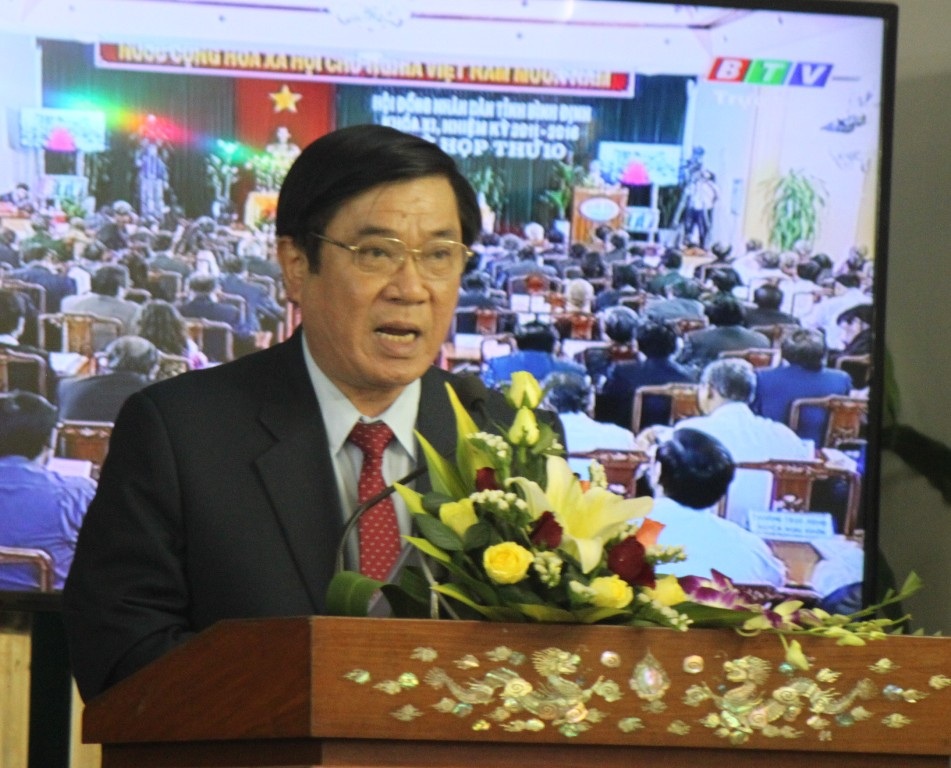 Ông Nguyễn Thanh Tùng, Chủ tịch HĐND tỉnh Bình Định là người có số phiếu tín nhiệm cao cao nhất