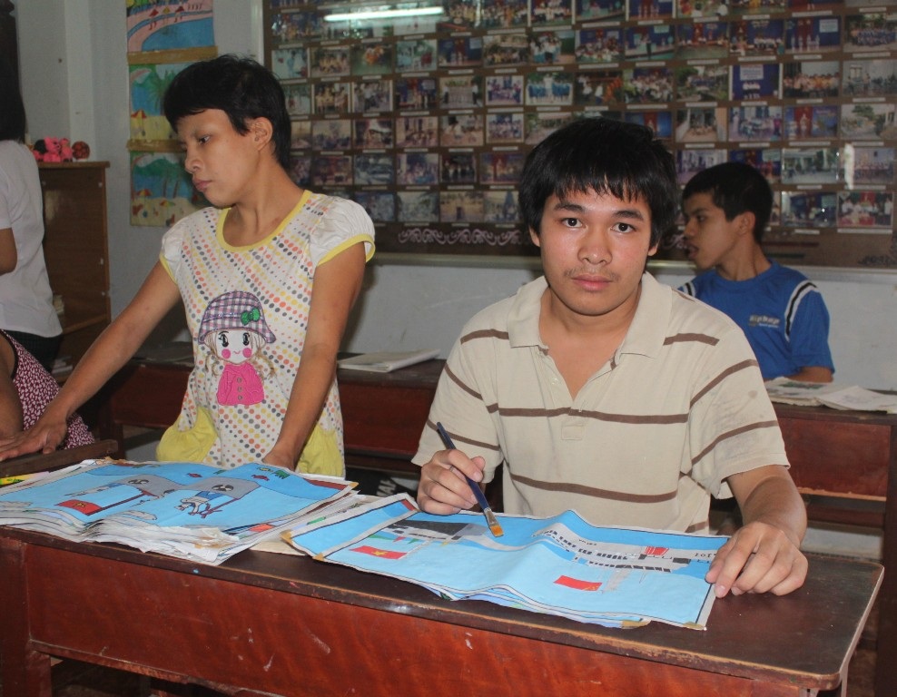 Dù không như những trẻ bình thường nhưng các em vẫn có một khao khát cuộc sống ý nghĩa