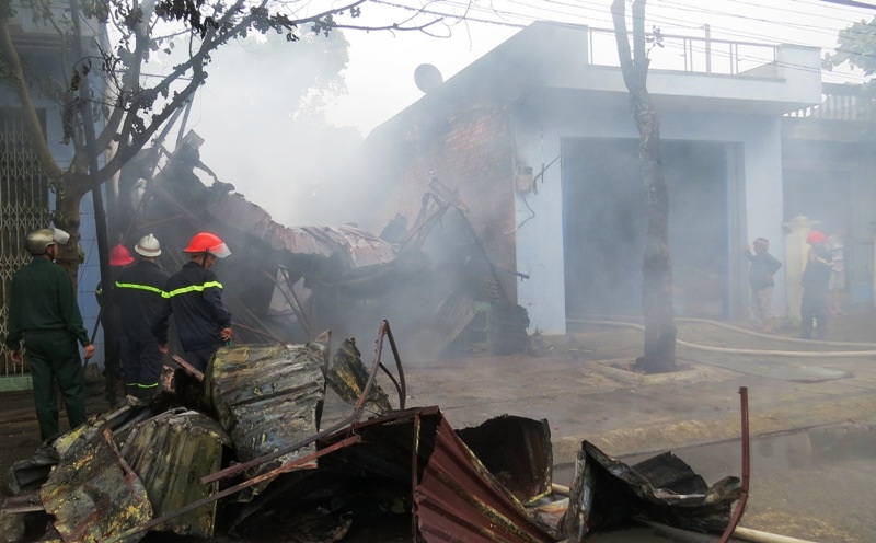Hiện trường vụ cháy