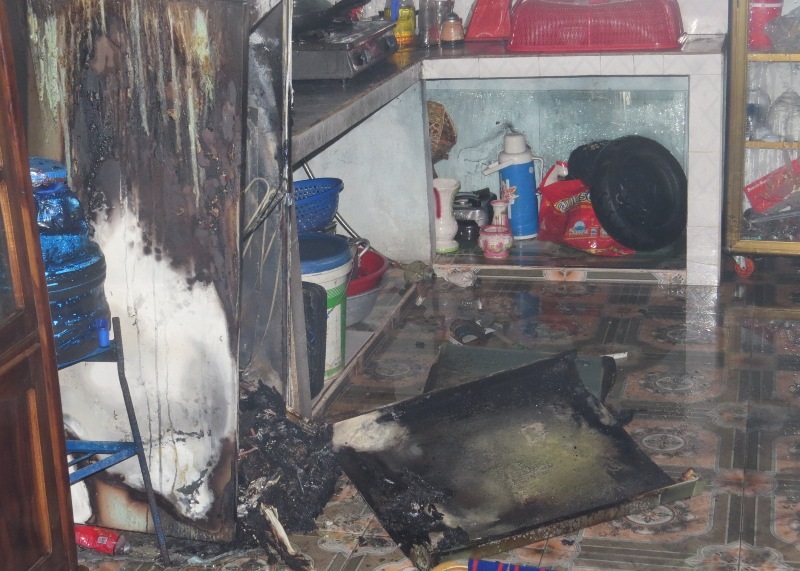 Hiện trường vụ cháy