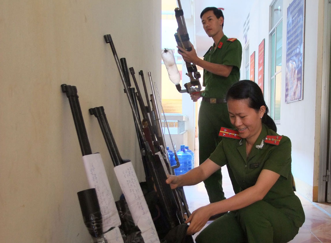 Loại súng tự chế mà Y Năng đã bắn chết Y Diốt (ảnh minh họa báo Phú Yên)