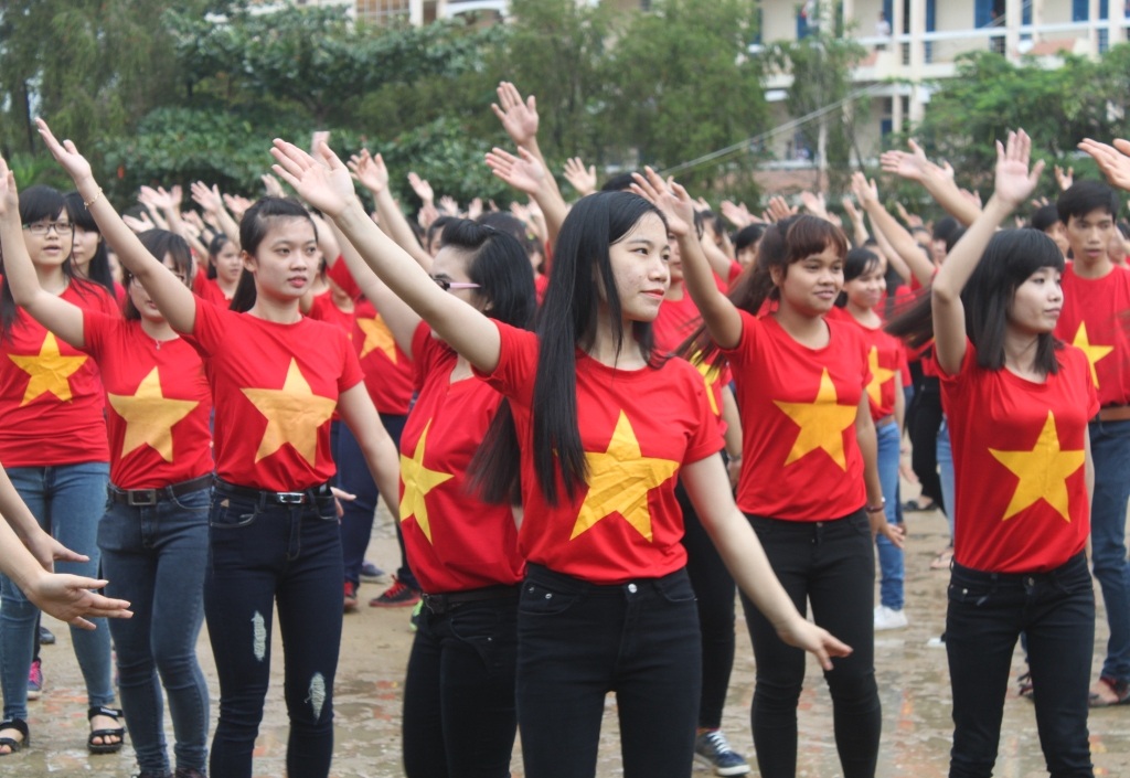 Tưng bừng Ngày hội văn hóa HS, SV tỉnh Bình Định.