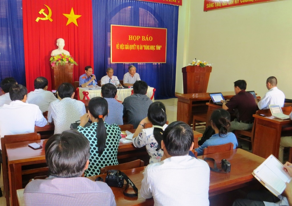 Họp báo xử vụ công an nhục hình và gây hậu quả nghiêm trọng xảy ra tại Công an TP Tuy Hòa, Phú Yên