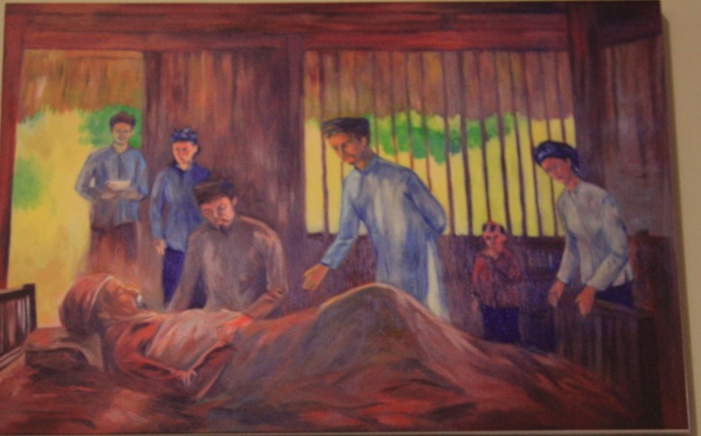 Khi cụ bệnh được nhân dân chăm sóc