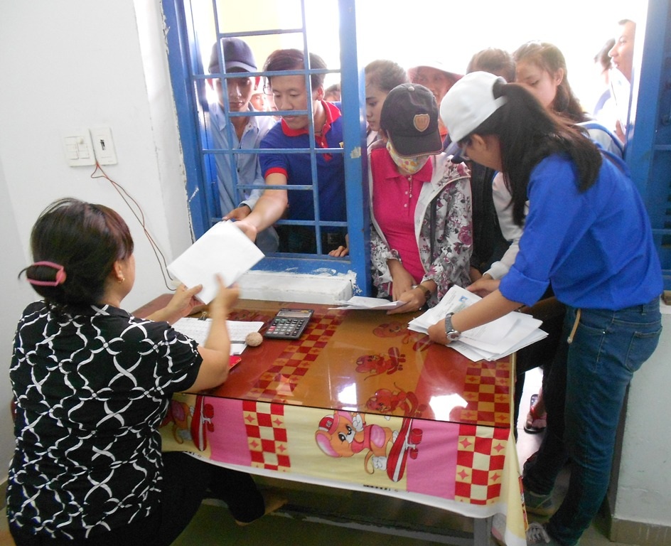 Thí sinh đăng ký ở trong Ký túc xá Trường ĐH Quy Nhơn