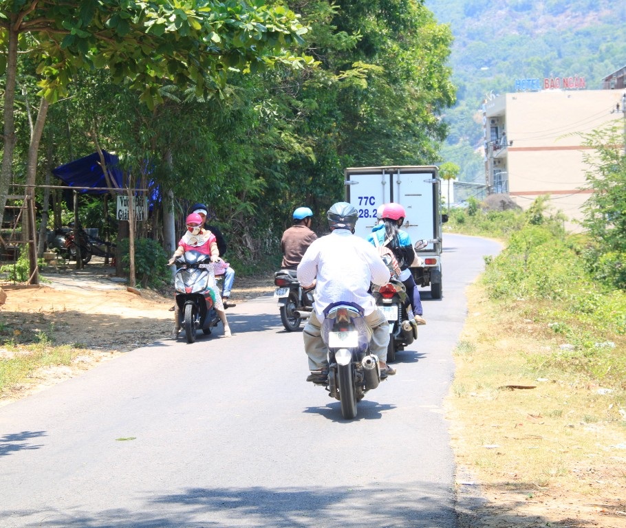 Đường đèo Quy Hòa - nơi sẽ triển khai xây dựng đường hầm