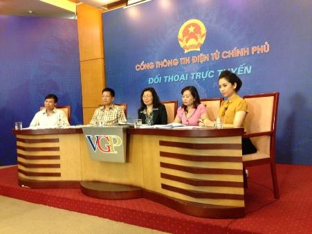 50% doanh nghiệp không tham gia BHXH - 1 Toàn cảnh buổi đối thoại trực tuyến. Ảnh: Phương Anh