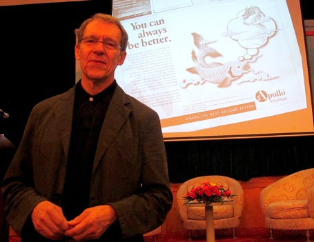 Góc nghề nghiệp: “Sáng tạo thương hiệu là hiểu nội tâm của doanh nghiệp” - 2 Richard Moore sử dụng ý tưởng Cá chép hóa rồng để tư vấn hình ảnh cho một đơn vị.