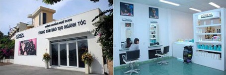 Dự án “Làm đẹp để sống – Sống để làm đẹp”: Tiếp tục đào tạo nghề tóc hỗ trợ cộng đồng - 1 Trung tâm đào tạo ngành tóc của L'Oreal tại Hà Nội.