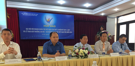 Hội Doanh nhân trẻ Việt Nam: Tạo việc làm cho 2,5 triệu lao động - 1 Ban tổ chức cuộc hợp giới thiệu Đại hội Hội DNT Việt Nam lần thứ 5