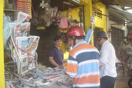  Sạp báo Tân (đường 3.2, quận Ninh Kiều, TP.Cần Thơ).