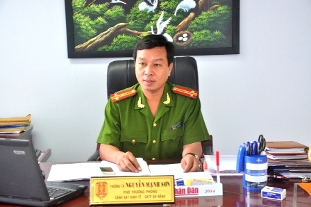 Thượng tá Nguyễn Mạnh Sơn – Phó trưởng phòng PC46 Công an TP Đà Nẵng