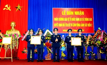 Đổi tên Vùng Cảnh sát biển 2 thành Bộ tư lệnh Vùng Cảnh sát biển 2 - 1 Đổi tên Vùng Cảnh sát biển 2 thành Bộ tư lệnh Vùng Cảnh sát biển 2