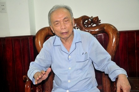 Ông Nguyễn Đình An trao đổi với PV 