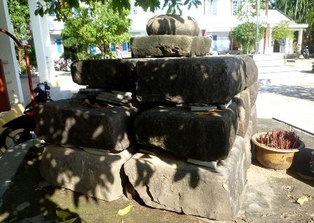 14 viên đá hiện còn lưu giữ tại đây