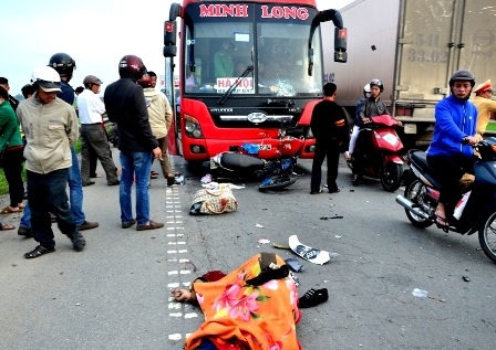 Hiện trường vụ tai nạn