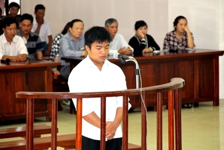 Bị cáo Nguyễn Ngọc Hải tại phiên tòa