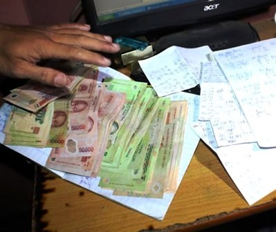 Tang vật thu giữ