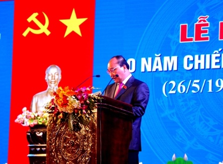 Phó Thủ tướng Nguyễn Xuân Phúc phát biểu tại lễ kỷ niệm