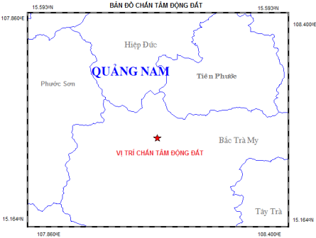 Quảng Nam liên tiếp xảy ra động đất - 1 Quảng Nam liên tếp xảy ra động đất
