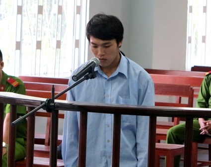 Bị cáo Đặng Văn Nam tại phiên tòa ngày 7/5