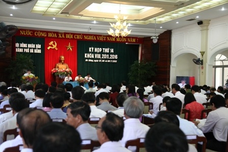 HĐND TP Đà Nẵng bàn những vấn đề "ấm nóng" - 1 HĐND TP Đà Nẵng khóa VIII nhiệm kỳ 2011-2016 đã khai mạc kỳ họp sáng 7/7