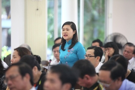 Đại biểu chất vấn tại kỳ họp HĐND TP Đà Nẵng sáng ngày 9/7