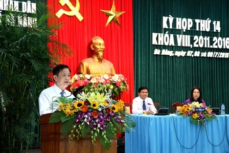 “Chốt hạ” vụ biệt phủ trăm tỉ của đại gia vàng - 3 Bí thư Trần Thọ phát biểu tổng kết kỳ họp thứ 14 HĐND TP Đà Nẵng khóa VIII vào chiều ngày 9/7