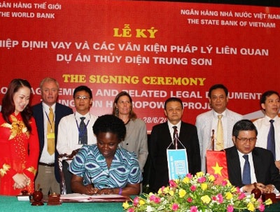 330 triệu USD cho dự án thủy điện Trung Sơn - 1