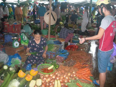 Rau xanh lại “đội” giá  - 2 Rau xanh lại “đội” giá  - 2