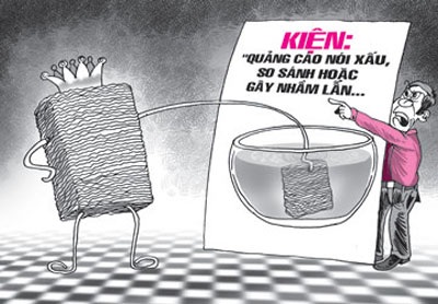 Quảng cáo “chê” sản phẩm đối phương, xử sao? - 1 Quảng cáo “chê” sản phẩm đối phương, xử sao? - 1