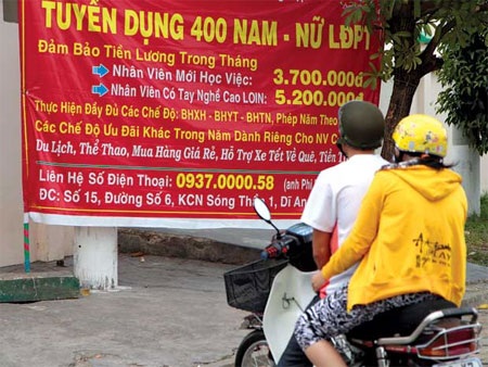 Điệp khúc săn lùng lao động sau Tết - 1 Điệp khúc săn lùng lao động sau Tết - 1