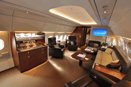 Chiêm ngưỡng máy bay mạ vàng của tổng thống Ukraina - 2 Chiêm ngưỡng máy bay mạ vàng của tổng thống Ukraina - 2